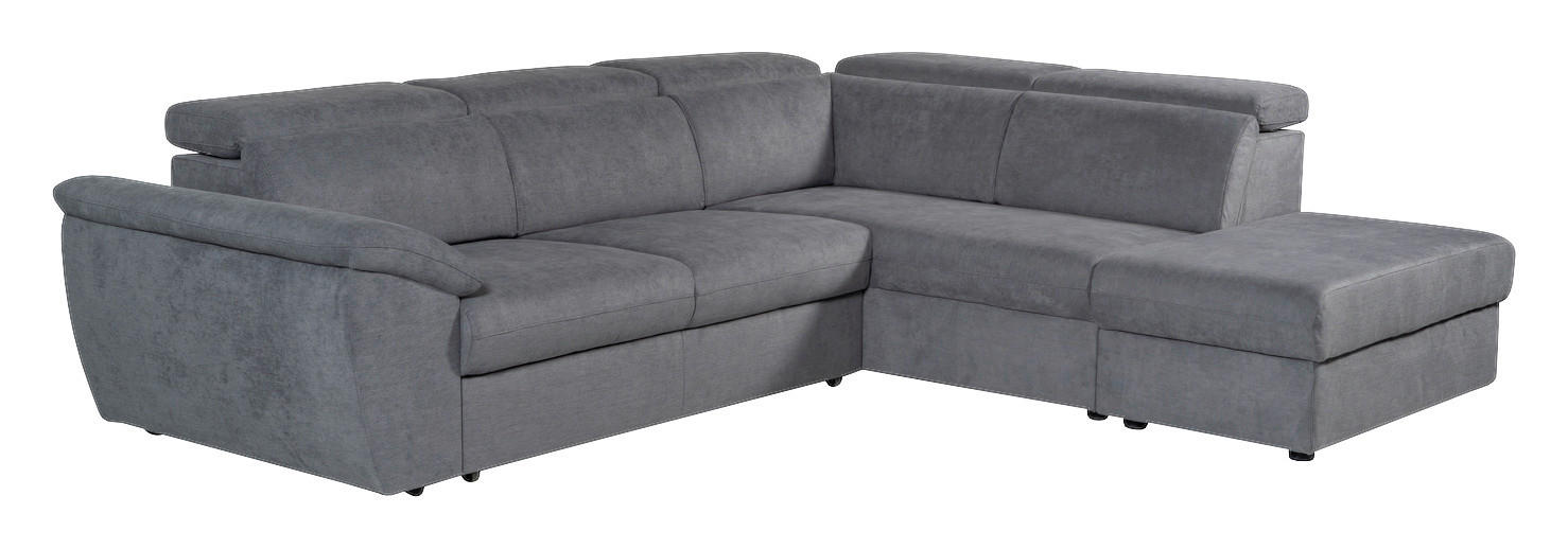 Ecksofa mit Bettfunktion und Bettkasten Diana_2F/li-Rec/BK/re_Ecksofa - (200,00/125,00cm)