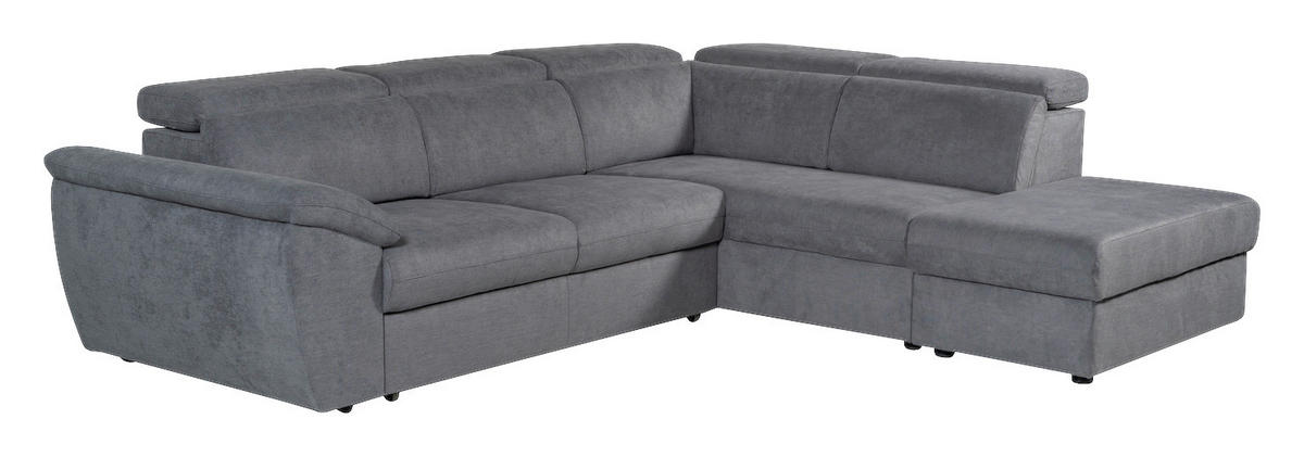 Ecksofa mit Bettfunktion und Bettkasten Diana_2F/li-Rec/BK/re_Ecksofa - (200,00/125,00cm)