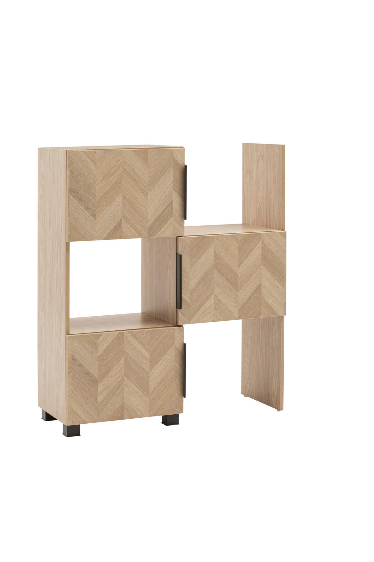 Regal Piazza Eiche Nachbildung B/H/T: ca. 78x101,6x34,7 cm Piazza - Eiche (78,00/101,60/34,70cm) - Schildmeyer