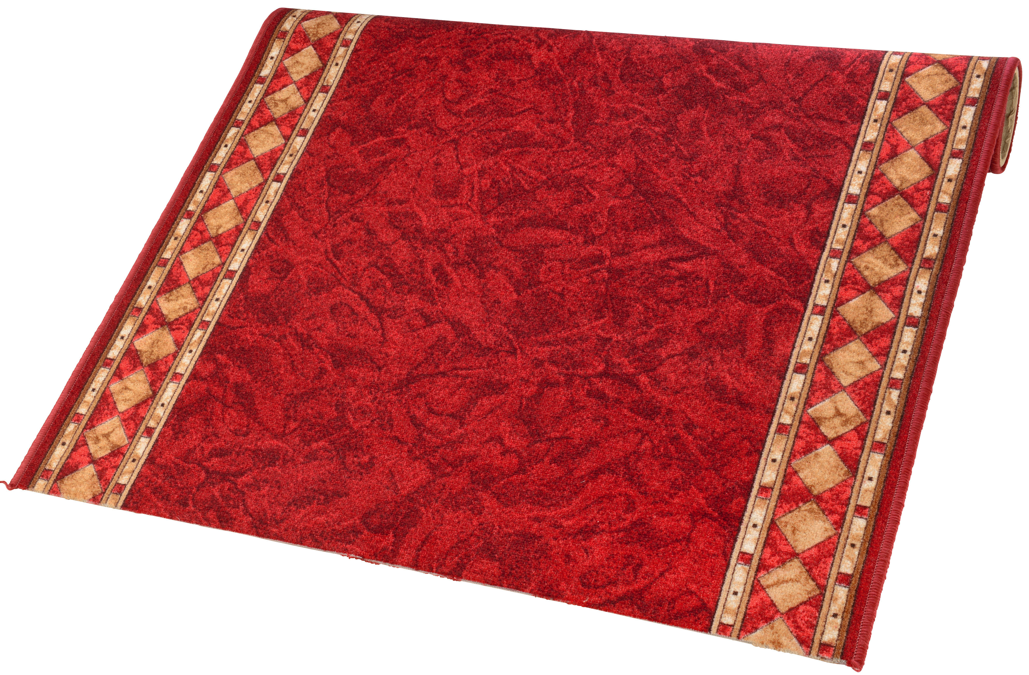 Folkulture Baumwoll-Läufer 61x183 Cm – Handgewebt, Waschbar, In Rost & Blau, Für Flur, Bad, Küche