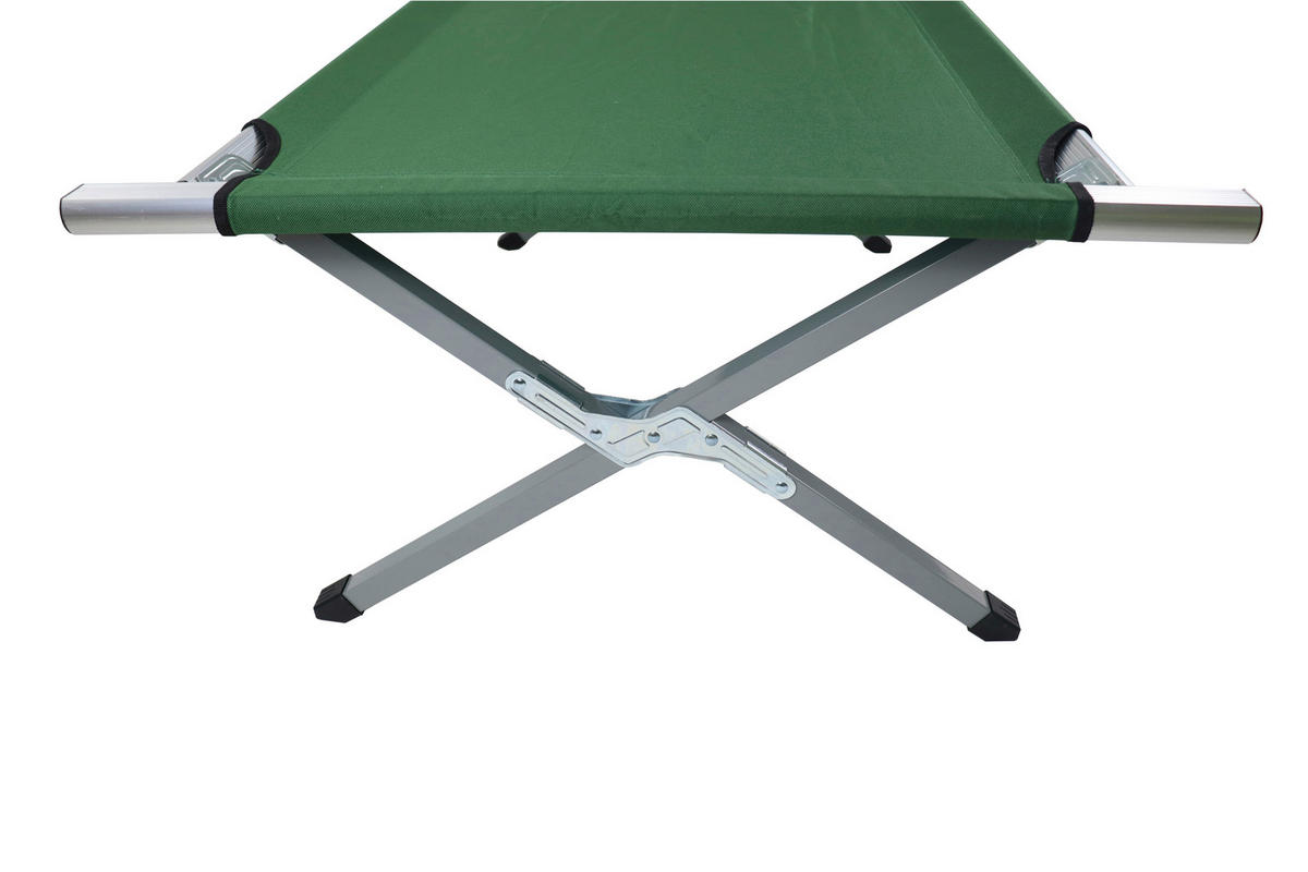 VCM Feldbett Tosali grün Alu B/H/L: ca. 70x45x210 cm Tosali - grün (210,00/70,00/45,00cm) - VCM