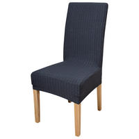 Stuhlhusse Stuhlhusse_Stretch_Zopf 40x45x65 - anthrazit (40,00/45,00/65,00cm) - Home Edition