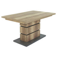 Tisch BEA Eiche Artisan Nachbildung anthrazit B/H/T: ca. 140x75x86 cm BEA - Eiche/anthrazit (140,00/75,00/86,00cm) - byLIVING