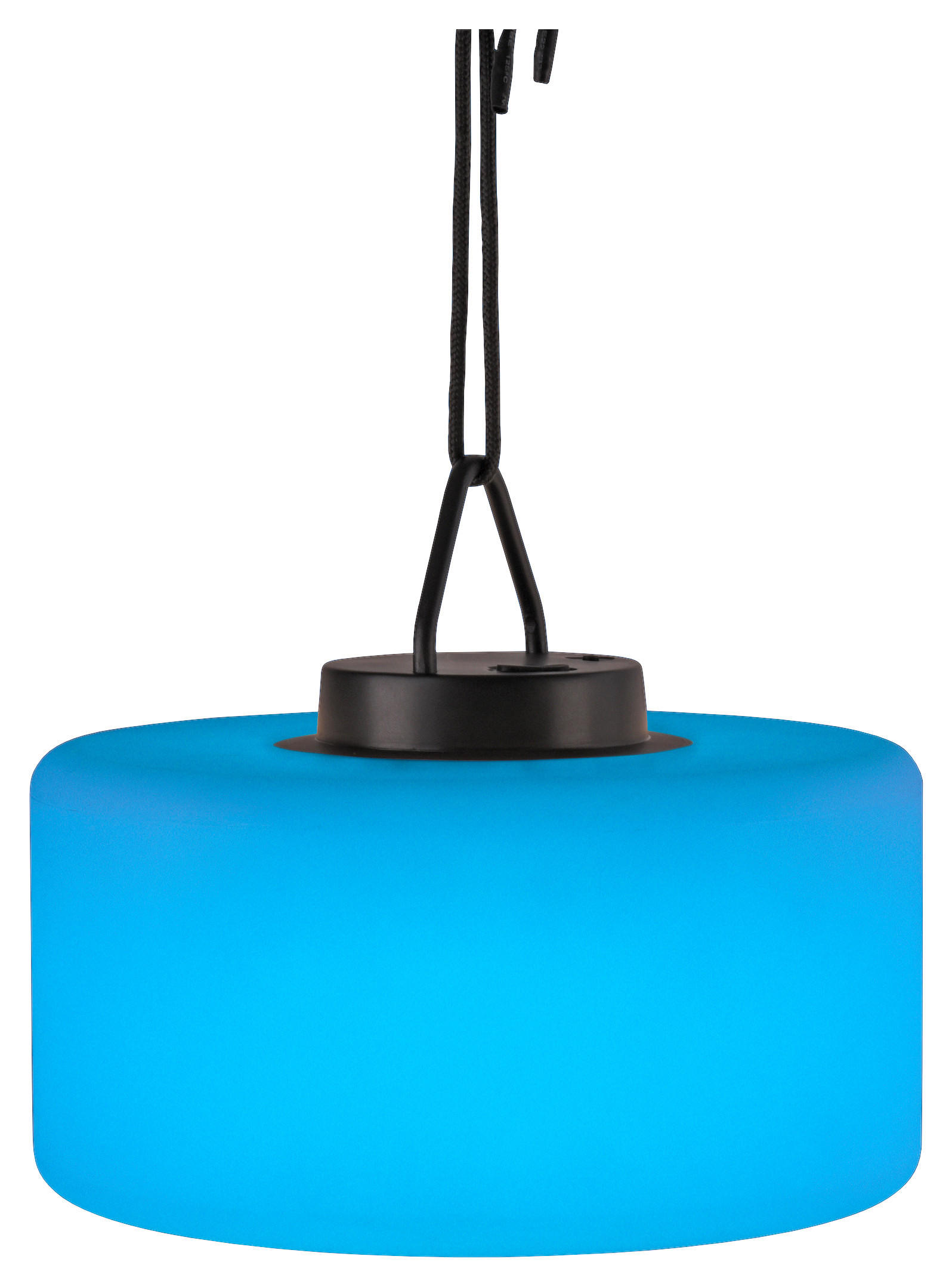 LED Akku Pendelleuchte Holly in Schwarz und Weiß 4,50W 470lm IP44 300mm
