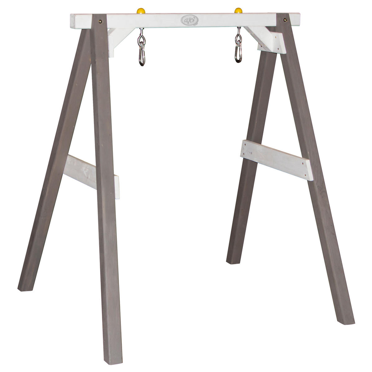 AXI Babyschaukel grau B/H/L: ca. 120x134x103 cm Babyschaukel - weiß/grau (103,00/120,00/134,00cm) - AXI