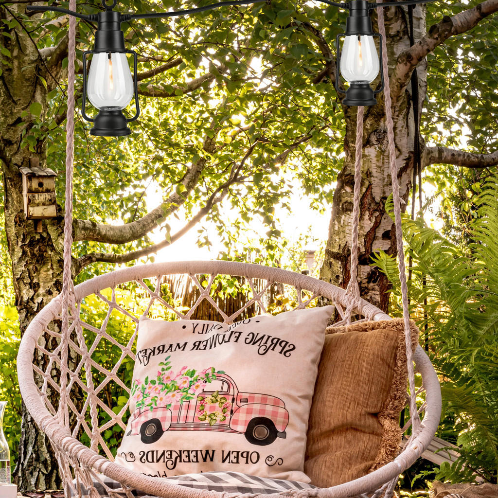 Thumbnail - Outdoor-Lichterkette schwarz B/L: ca. 2x2000 cm