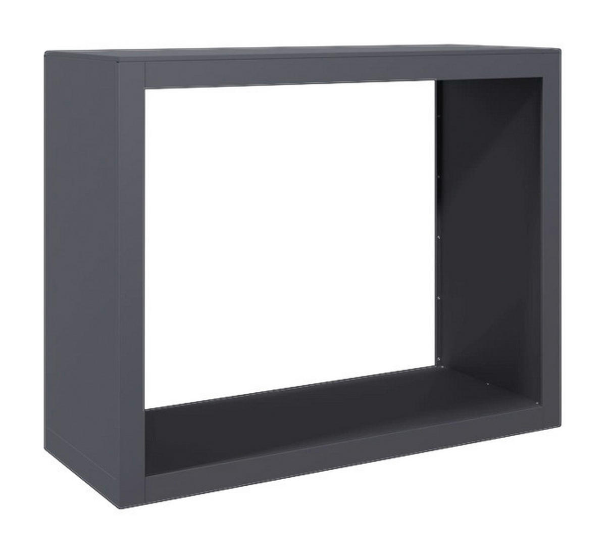 VidaXL Brennholzregal anthrazit B/H/L: ca. 40x80x100 cm Brennholzregal - anthrazit (100,00/40,00/80,00cm) - VidaXL