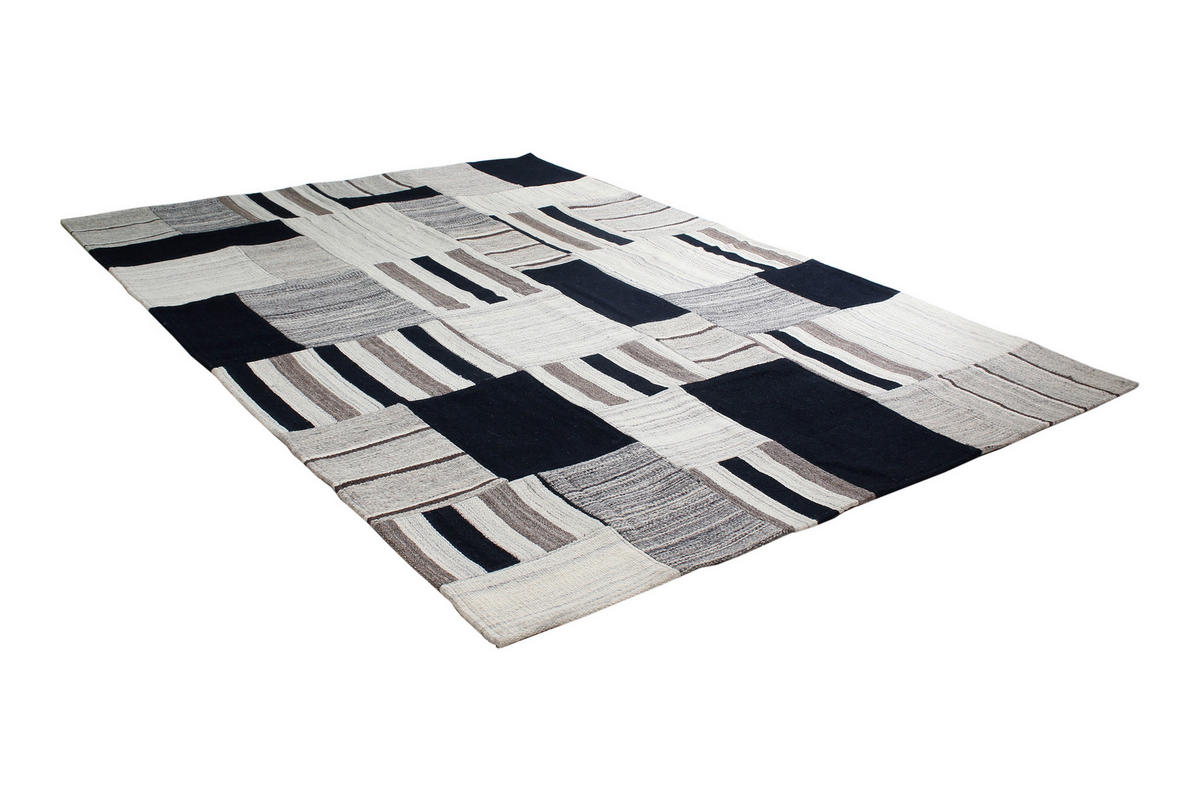 Kayoom Kurzflorteppich Radical 320 grau B/L: ca. 160x230 cm Radical 320 - mehrfarbig/grau (160,00/230,00cm) - Kayoom