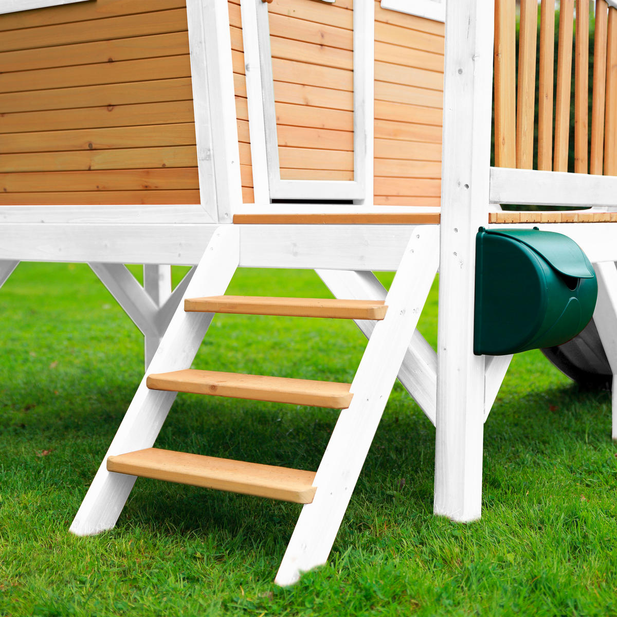 AXI Spielhaus Robin natur B/H/T: ca. 264x203x177 cm Robin - weiß/natur (264,00/203,00/177,00cm) - AXI