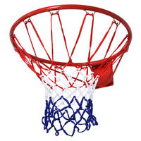 HOMCOM Basketballkorb rot H/D: ca. 46x46 cm Basketballkorb - blau/weiß (46,00/46,00cm) - HOMCOM