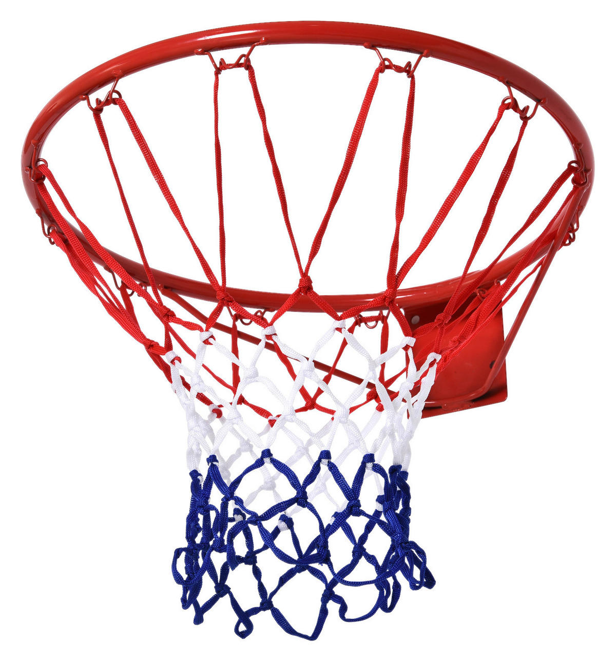 HOMCOM Basketballkorb rot H/D: ca. 46x46 cm Basketballkorb - blau/weiß (46,00/46,00cm) - HOMCOM