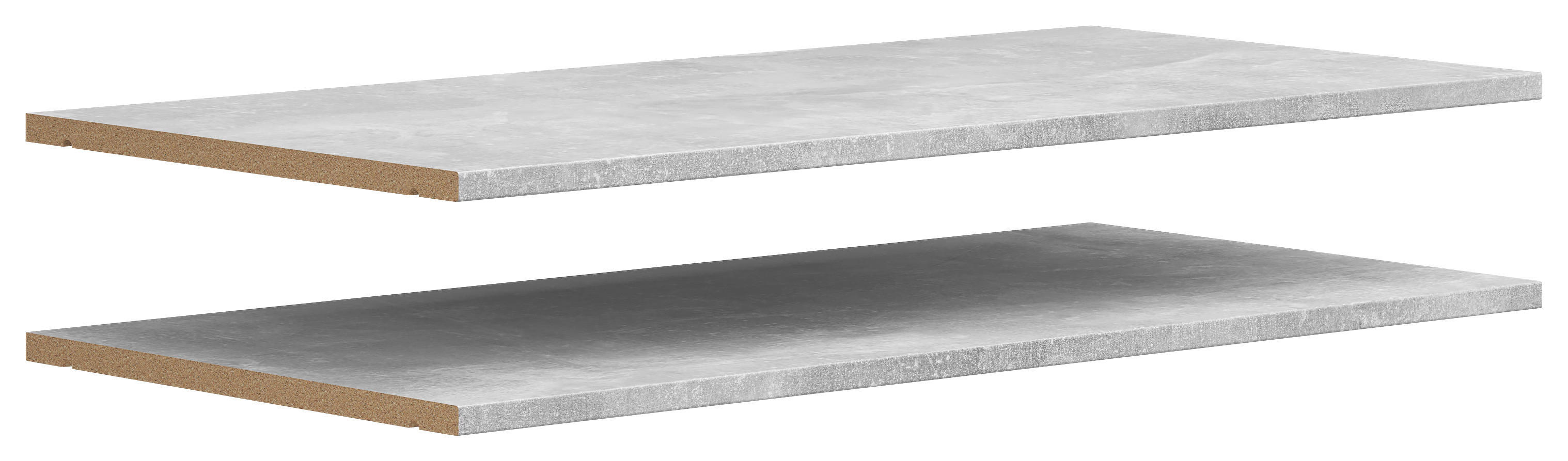 Einlegeböden-Set Multi-Stauraum Typ 46 Beton Optik B/H/T: ca. 77x1,5x36 cm Multi-Stauraum Typ 46 - Beton (77,00/1,50/36,00cm)