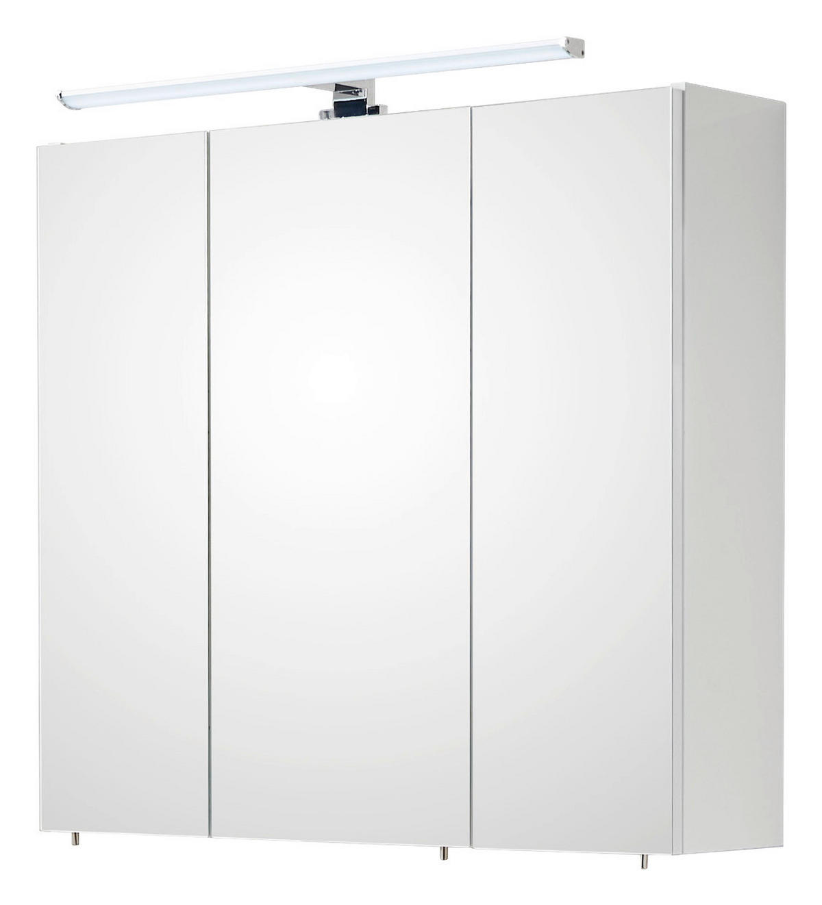 Lichtspiegel Quickset 360 weiß glanz B/H/T: ca. 75x70x20 cm Quickset 360 - weiß (75,00/70,00/20,00cm) - Pelipal