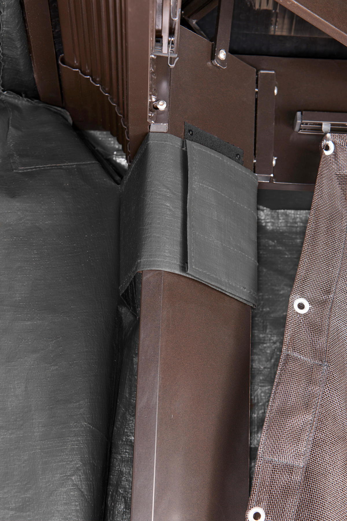 Sojag Pavillon-Winterabdeckung grau Polyester Winterabdeckung für 1220 Modelle - grau - Sojag