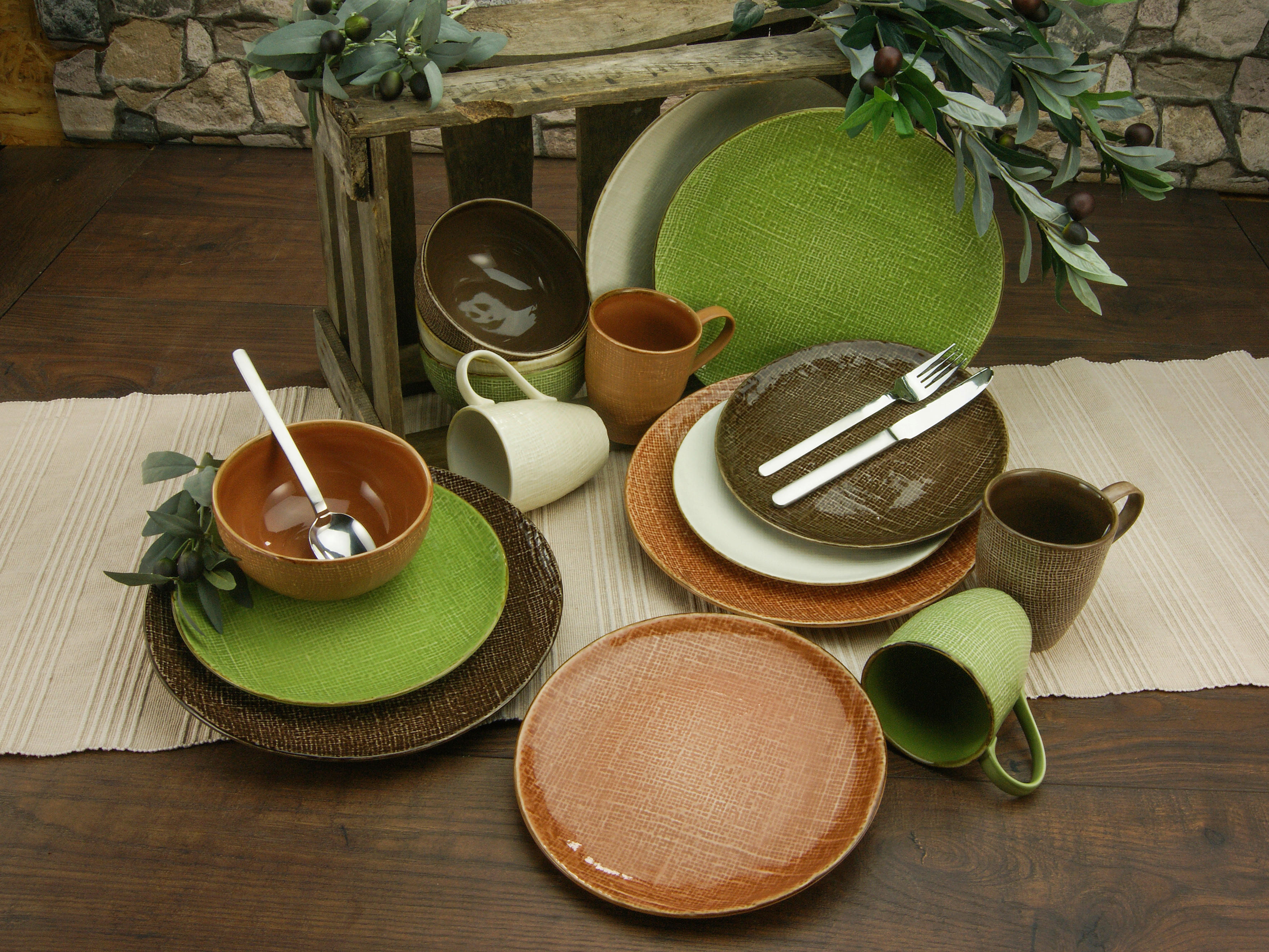 online creme ▷ DUNES Keramik kaufen bei terracotta CreaTable SAND POCO Kombiservice