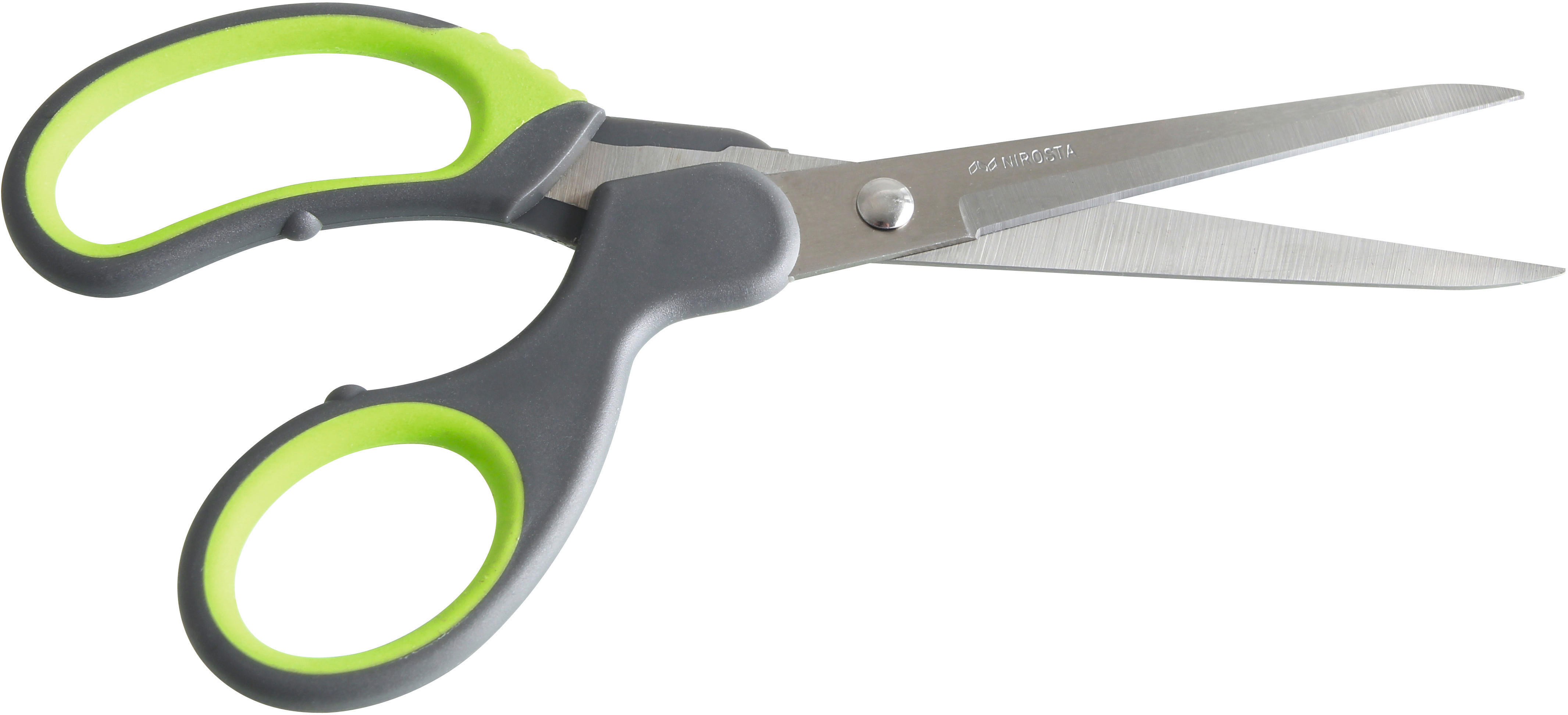 Fackelmann Softgripschere Softgripschere 22cm - grün/grau - Fackelmann