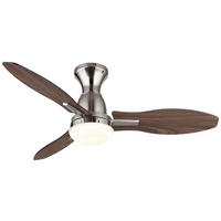 GLOBO LED-Deckenventilator nickel Opal H/D: ca. 32,5x107 cm max. 22 W GALE - nickel/Opal (107,00/32,50cm) - GLOBO