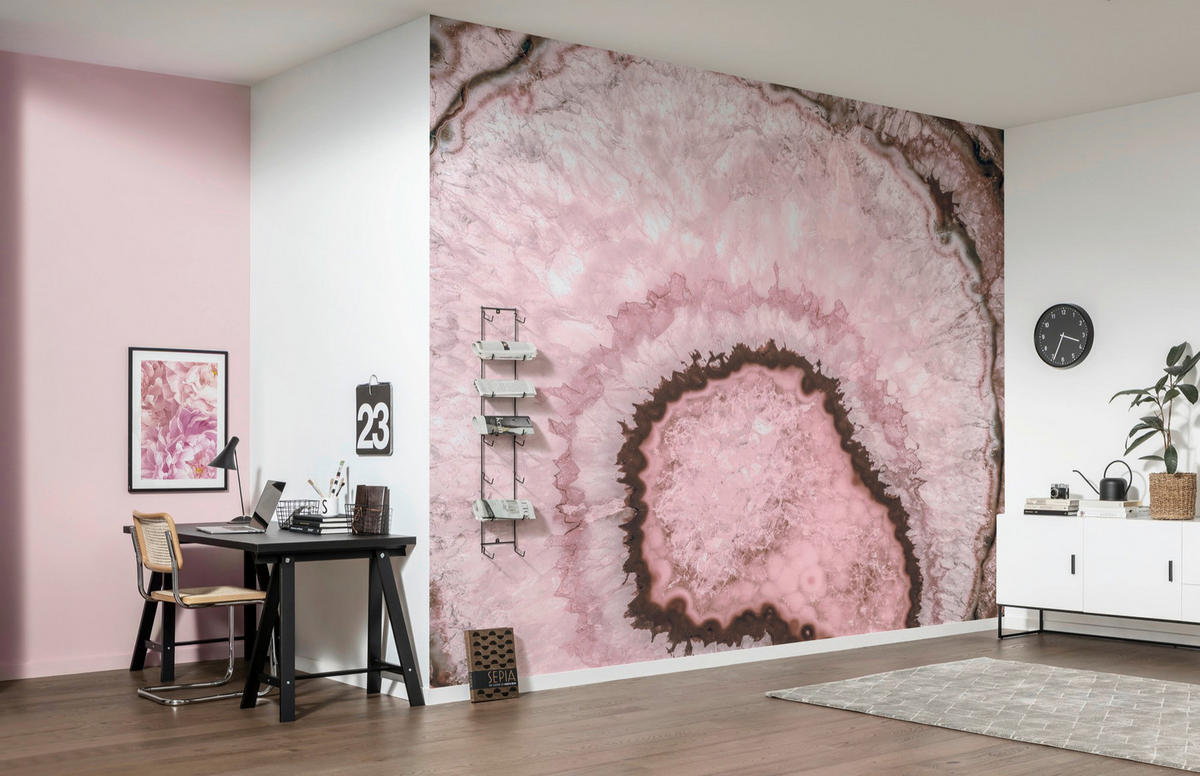 Komar Fototapete Geode B/L: ca. 300x280 cm Geode - (300,00/280,00cm) - Komar