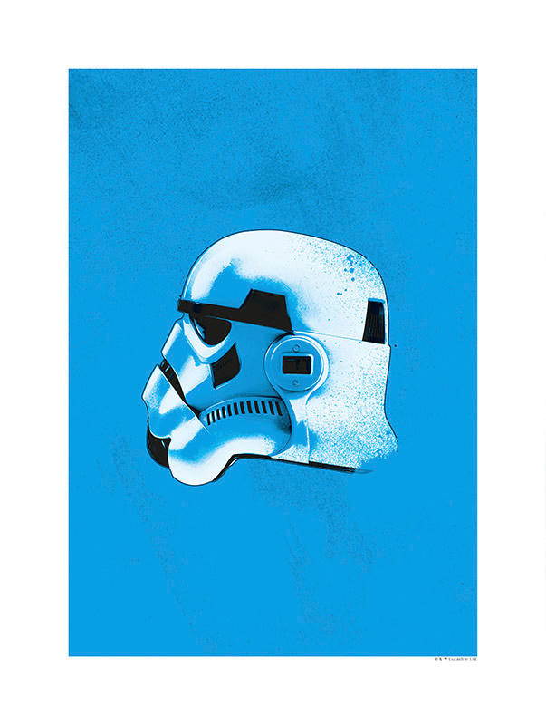 Komar Wandbild Star Wars Classic Helmets Stormtroo Star Wars B/L: ca. 30x40 günstig online kaufen