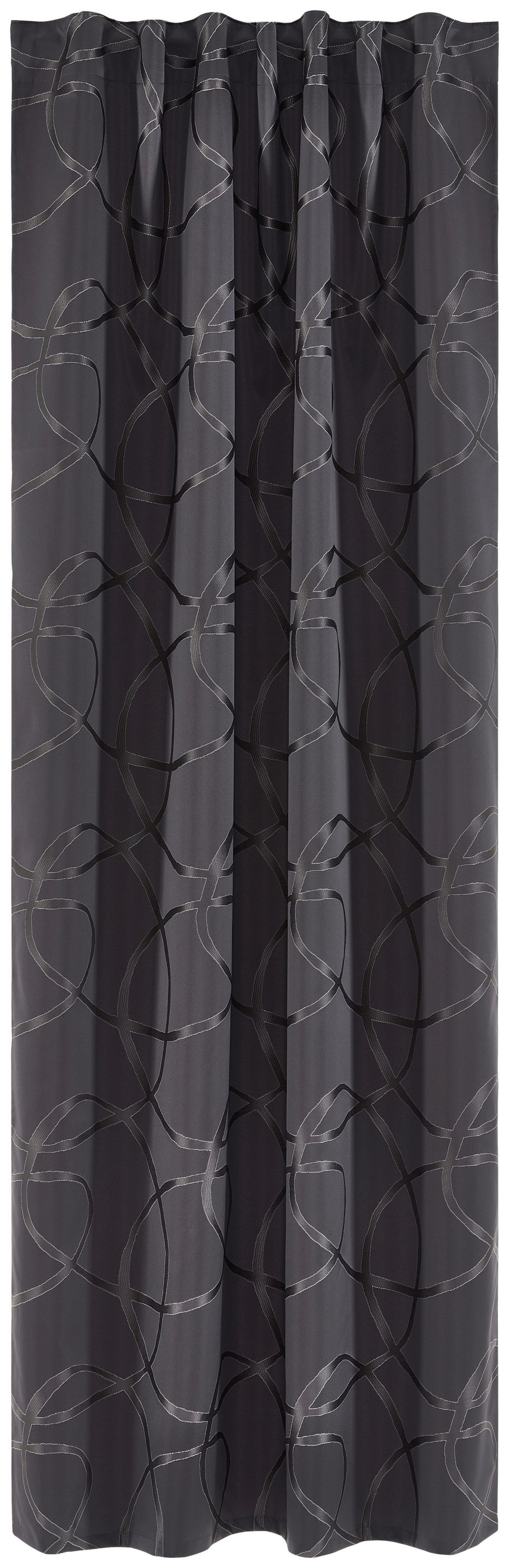 Kombivorhang Liane grau B/L: ca. 140x245 cm Liane - anthrazit/grau (140,00/245,00cm)