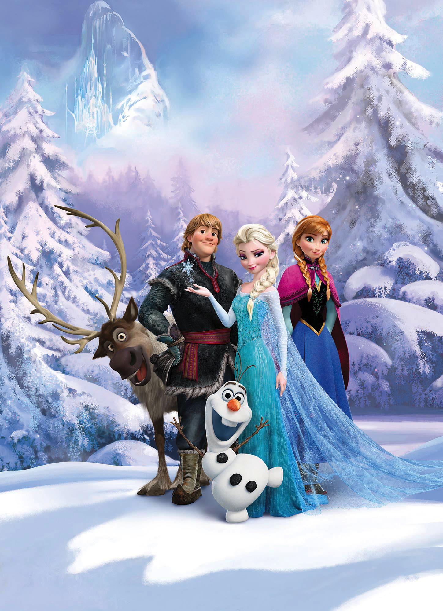 Disney Fototapete Frozen -  Winter Land B/L: ca. 184x254 cm Fototapete Frozen Winter Land - (184,00/254,00cm)