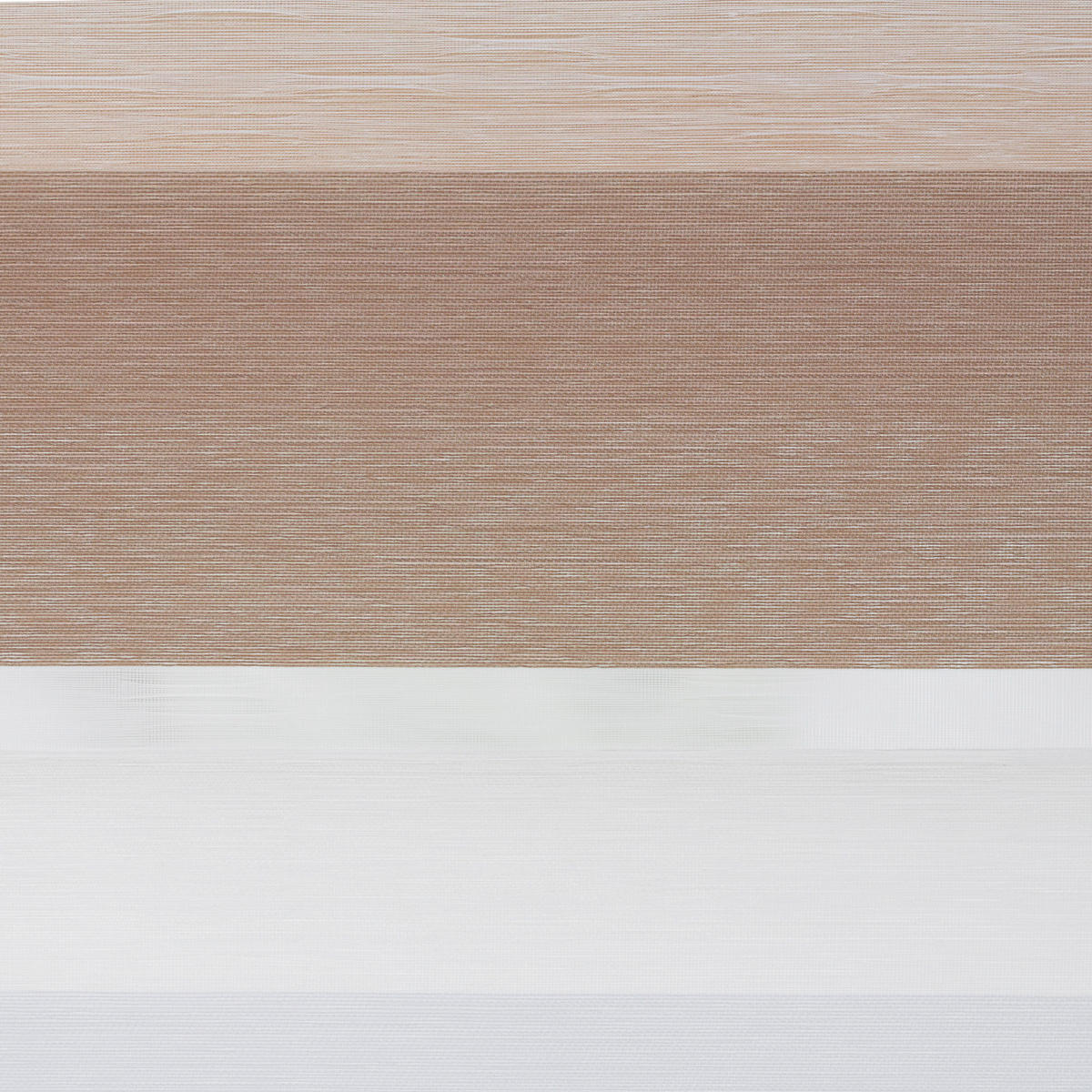 Doppelrollo Duo creme B/L: ca. 100x150 cm Duo - braun/weiß (100,00/150,00cm) - LICHTBLICK
