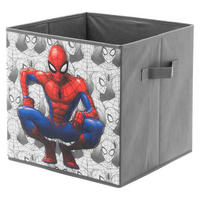 Stoffbox Spiderman grau B/H/T: ca. 32x32x32 cm Spiderman - grau (32,00/32,00/32,00cm) - Disney