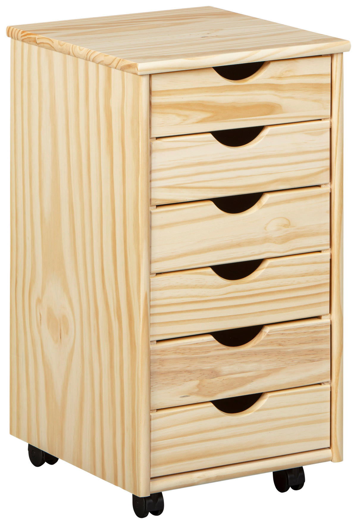 Rollcontainer Nils natur B/H/T: ca. 35x65x40 cm Nils - natur (35,00/65,00/40,00cm) - Inter Link