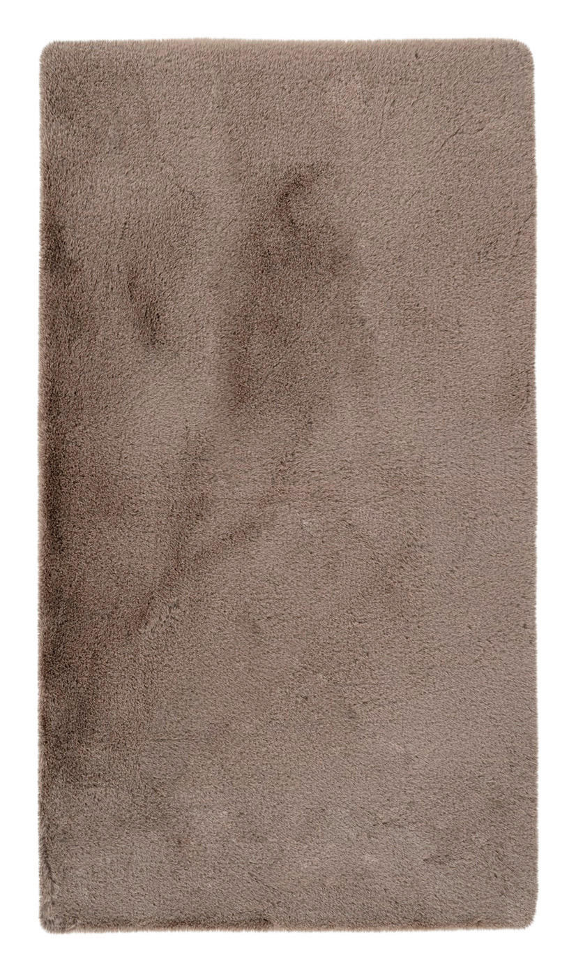 Kayoom Kurzflorteppich Badematte Rabbit Light 225 sand B/H/L: ca. 50x2,4x90 cm Badematte Rabbit Light 225 - sand (90,00/50,00/2,40cm) - Kayoom