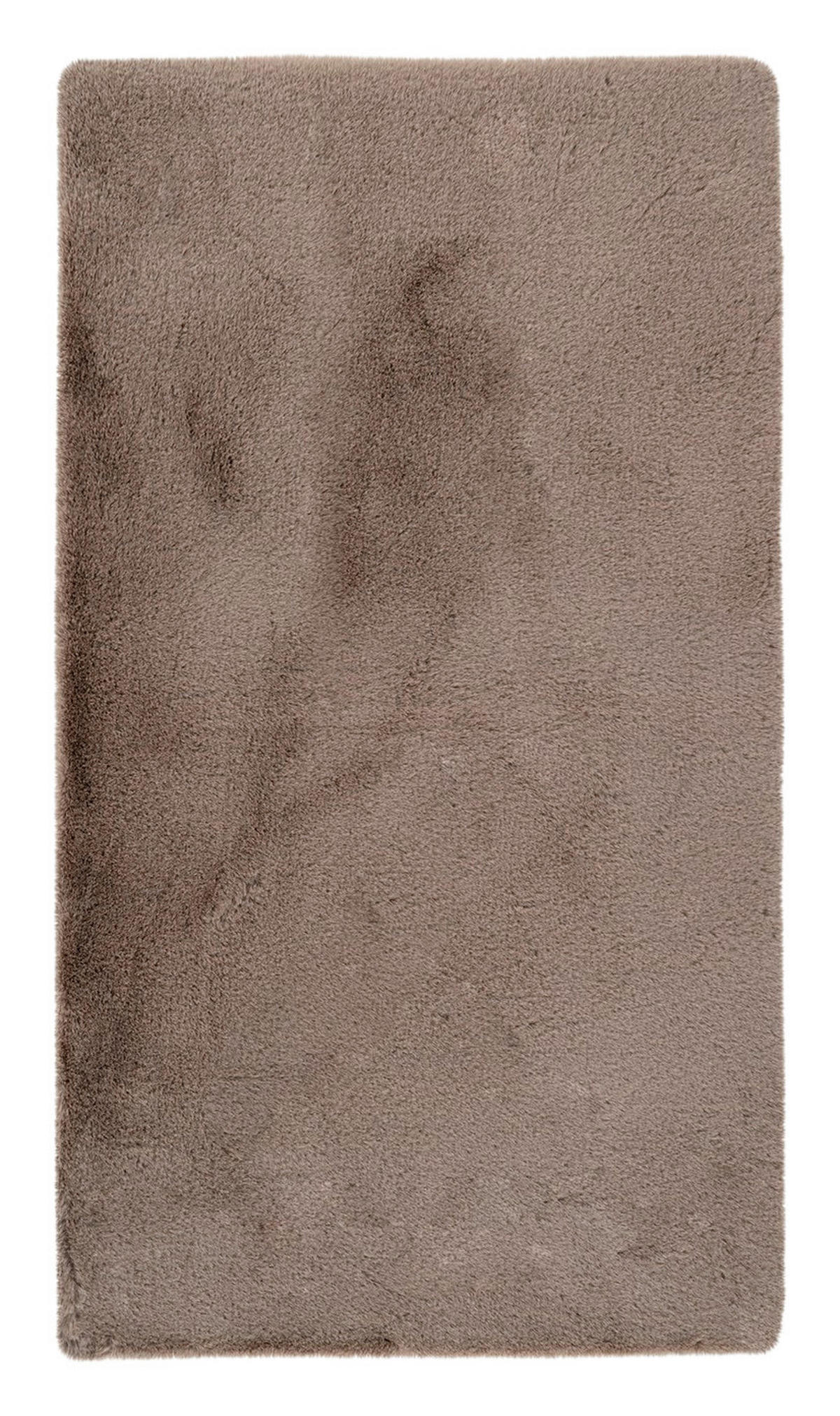 Kayoom Kurzflorteppich Badematte Rabbit Light 225 sand B/H/L: ca. 50x2,4x90 cm Badematte Rabbit Light 225 - sand (90,00/50,00/2,40cm) - Kayoom