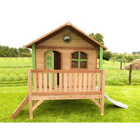AXI Spielhaus Stef grün B/H/L: ca. 349x233x212 cm Stef - braun/weiß (212,00/349,00/233,00cm) - AXI