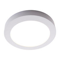 Näve Leuchten LED-Ein-/Aufbauleuchte weiß Kunststoff Metall B/H/T/D: ca. 24,6x3,5x24,6x24,6 cm KOMPLEX - weiß (24,60/3,50/24,60cm) - Näve Leuchten