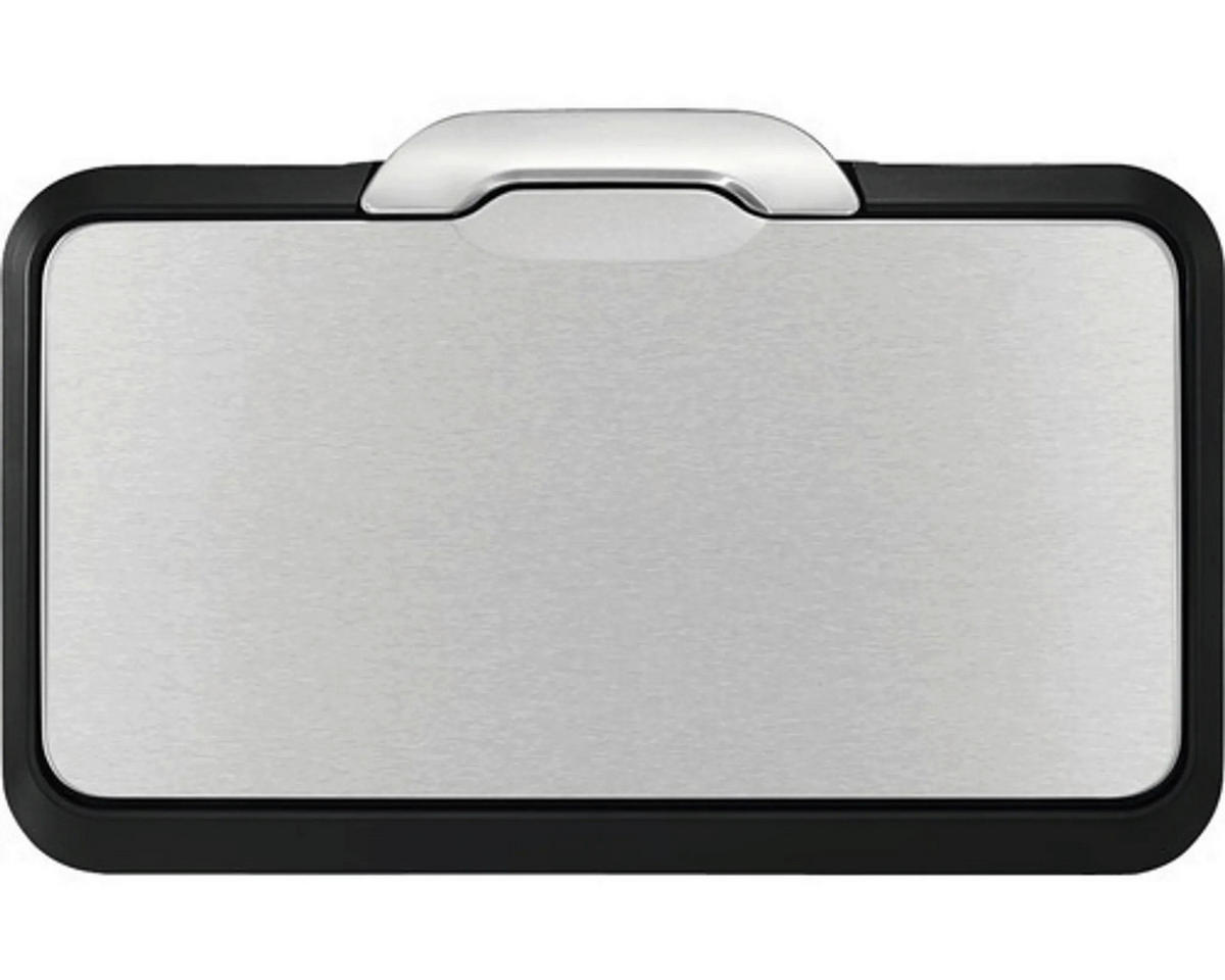 EKO Mülleimer silber B/H: ca. 29x67,4 cm Mülleimer - silber (29,00/67,40cm) - EKO