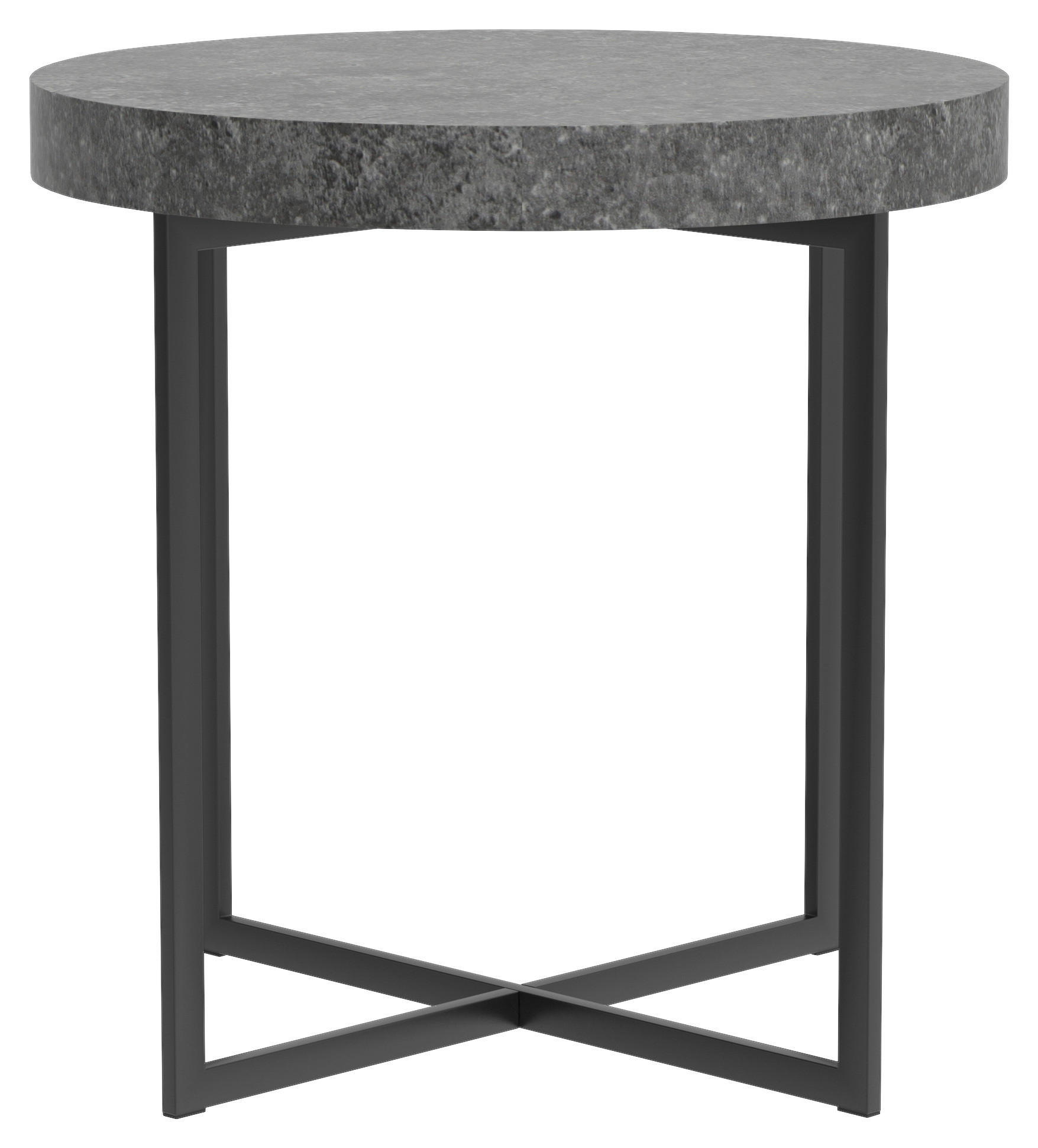 Beistelltisch Celina Beton Optik schwarz B/H/T: ca. 50x50x50 cm Celina - Beton/schwarz (50,00/50,00/50,00cm)