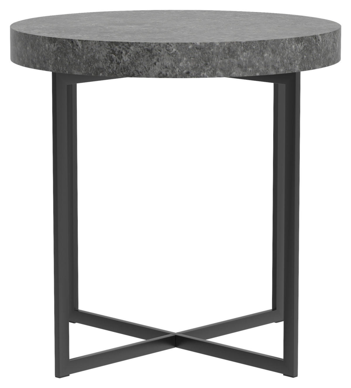 Beistelltisch Celina Beton Optik schwarz B/H/T: ca. 50x50x50 cm Celina - Beton/schwarz (50,00/50,00/50,00cm)