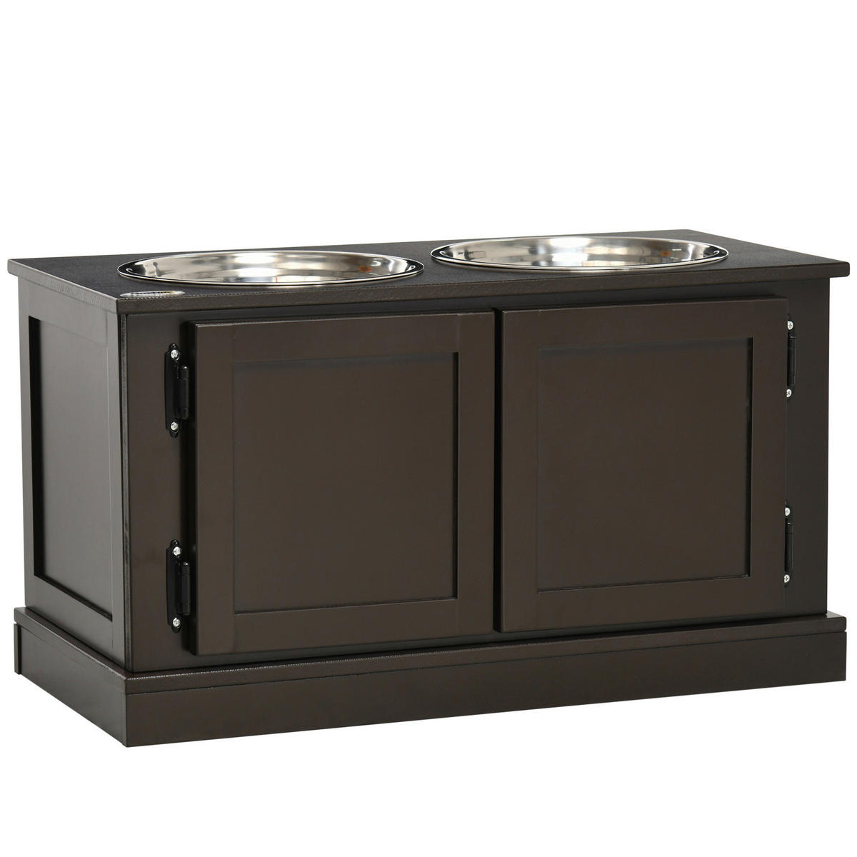 PawHut Hundenapf kaffee MDF B/H/L: ca. 30x34x60 cm Hundenapf - kaffee (60,00/30,00/34,00cm) - PawHut
