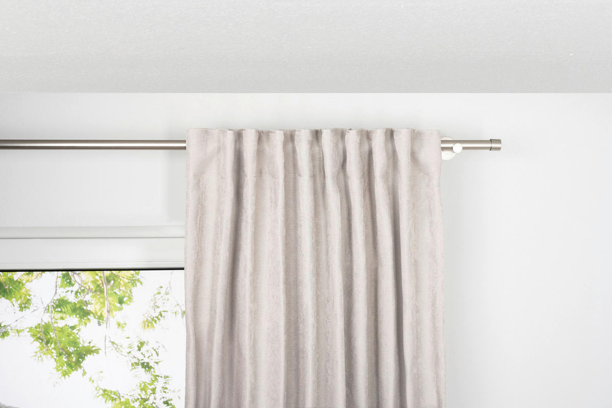 Kombivorhang 2er Pack Dim grau B/L: ca. 135x300 cm Dim - grau (135,00/300,00cm)