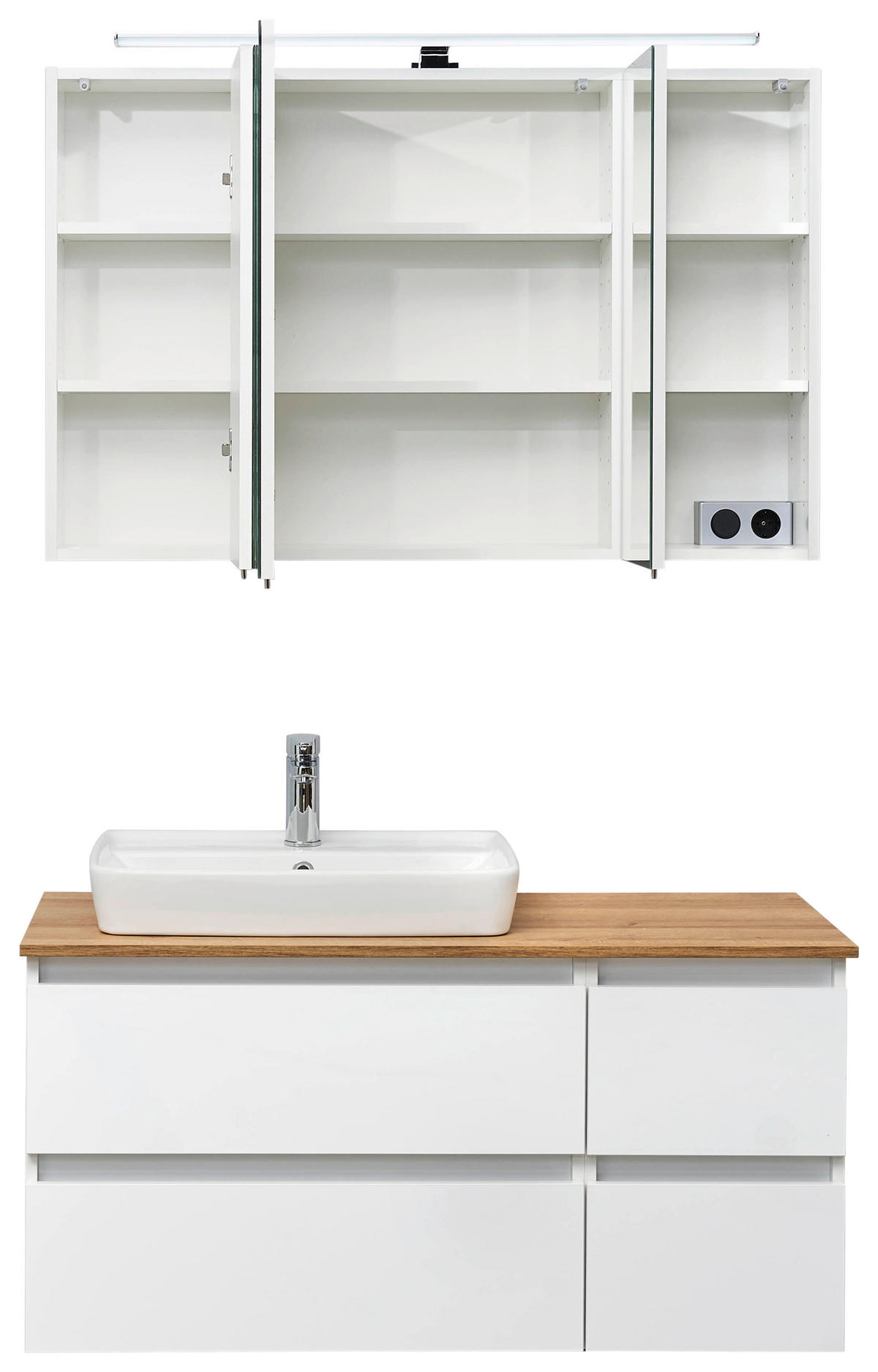 Badezimmer-Set Quickset 360 weiß glanz B/H/T: ca. 113x200x50 cm Quickset 360 - weiß (113,00/200,00/50,00cm) - Pelipal