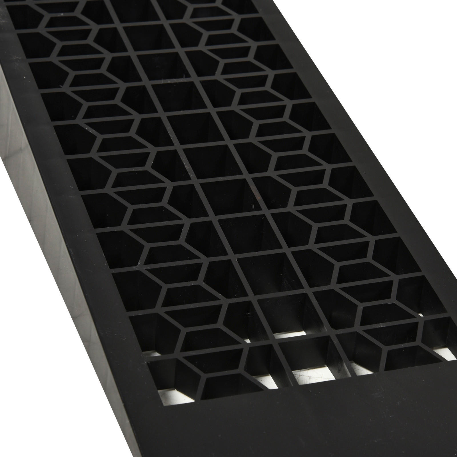 HOMCOM Haushaltshelfer schwarz Kunststoff B/H/L: ca. 19,5x70x7,8 cm Laderampe - schwarz (7,80/19,50/70,00cm) - HOMCOM