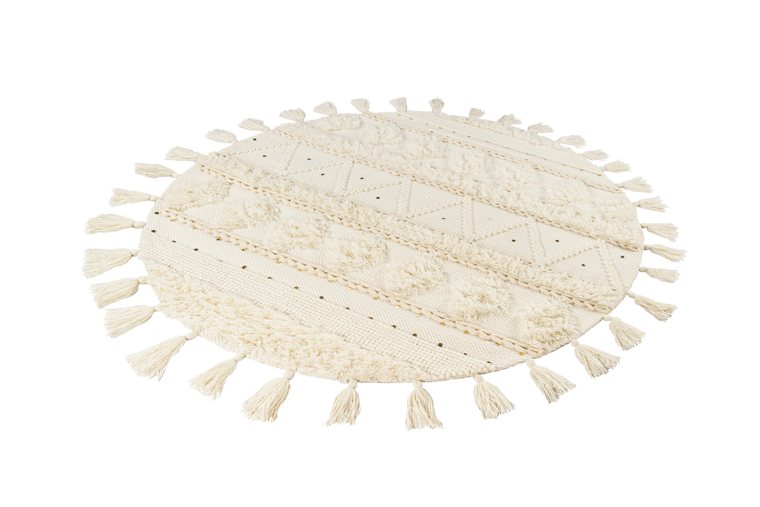 360Living Teppich Bohist creme D: ca. 160 cm Bohist - creme (160,00cm) - 360Living