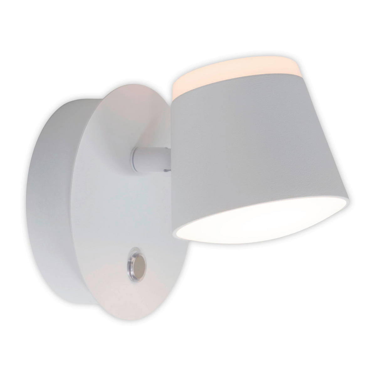 Näve Leuchten LED-Wandleuchte weiß Metall Kunststoff B/H/T: ca. 12x12x14,5 cm TONDO - weiß (12,00/12,00/14,50cm) - Näve Leuchten