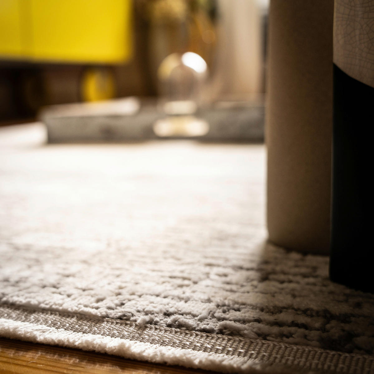 Obsession Teppich My Mosaic grau B/H/T/L/D: ca. 80x1,1x0x150x0 cm My Mosaic - grau (150,00/80,00/1,10cm) - Obsession
