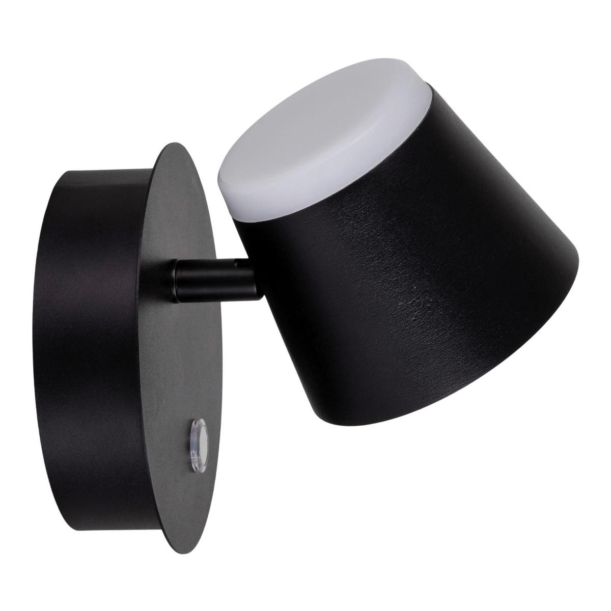 Näve Leuchten LED-Wandleuchte schwarz Metall Kunststoff B/H/T: ca. 12x12x14,5 cm TONDO - schwarz (12,00/12,00/14,50cm) - Näve Leuchten