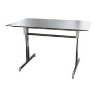 Alco Säulenesstisch Gastro anthrazit Stahl B/H/L: ca. 120x74x80 cm Gastro - anthrazit (80,00/120,00/74,00cm) - Alco