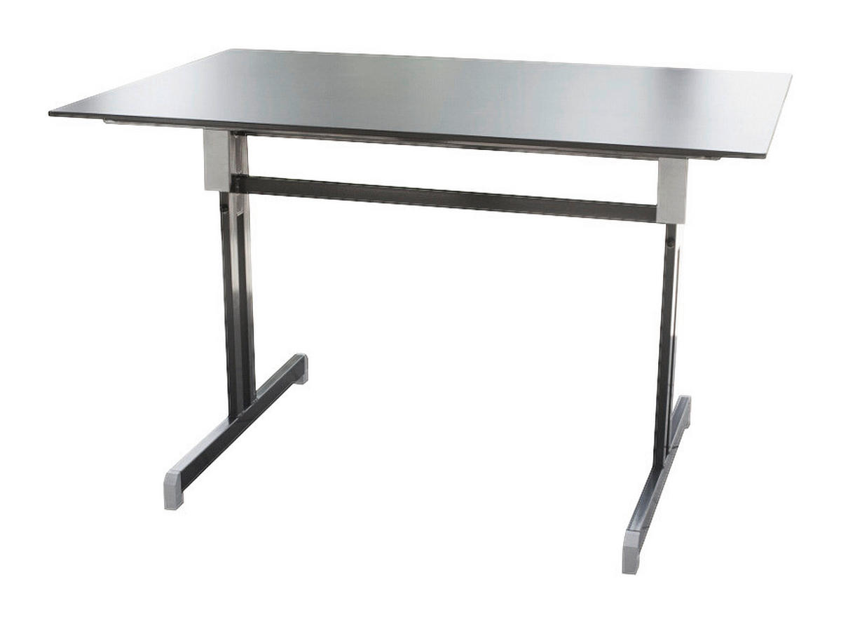 Alco Säulenesstisch Gastro anthrazit Stahl B/H/L: ca. 120x74x80 cm Gastro - anthrazit (80,00/120,00/74,00cm) - Alco