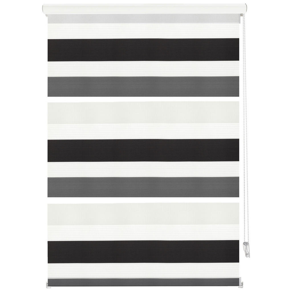 Thumbnail - Boviva Doppelrollo mit Blende weiß B/L: ca. 130x160 cm