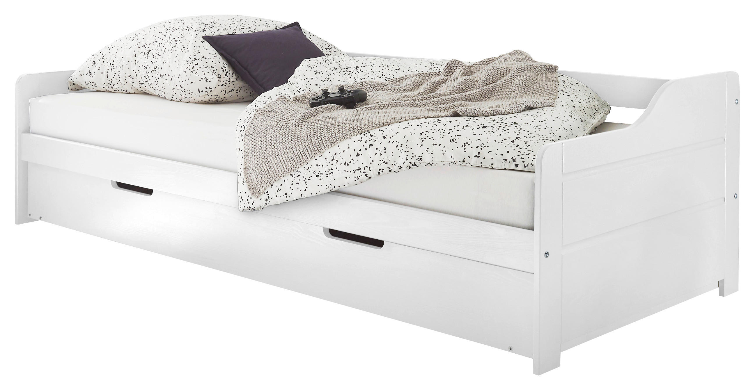 Funktionsbett Jesse weiß Liegefläche B/L: ca. 90x200 cm Jesse - weiß (97,00/60,00/204,00cm)