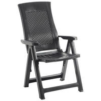 ProGarden Klappsessel Gold anthrazit Kunststoff B/H/L: ca. 67x106x59 cm Gold - anthrazit (59,00/67,00/106,00cm) - ProGarden