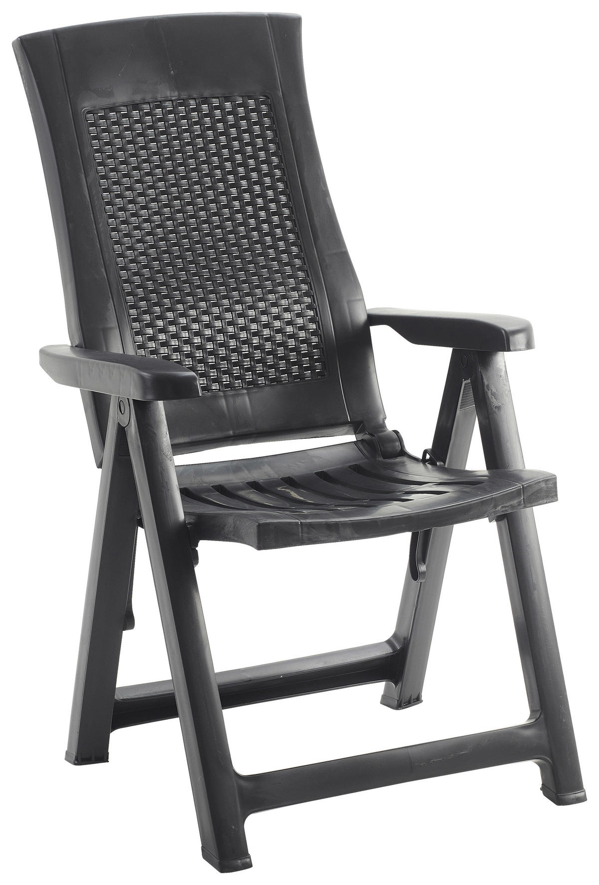 ProGarden Klappsessel Gold anthrazit Kunststoff B/H/L: ca. 67x106x59 cm Gold - anthrazit (59,00/67,00/106,00cm) - ProGarden