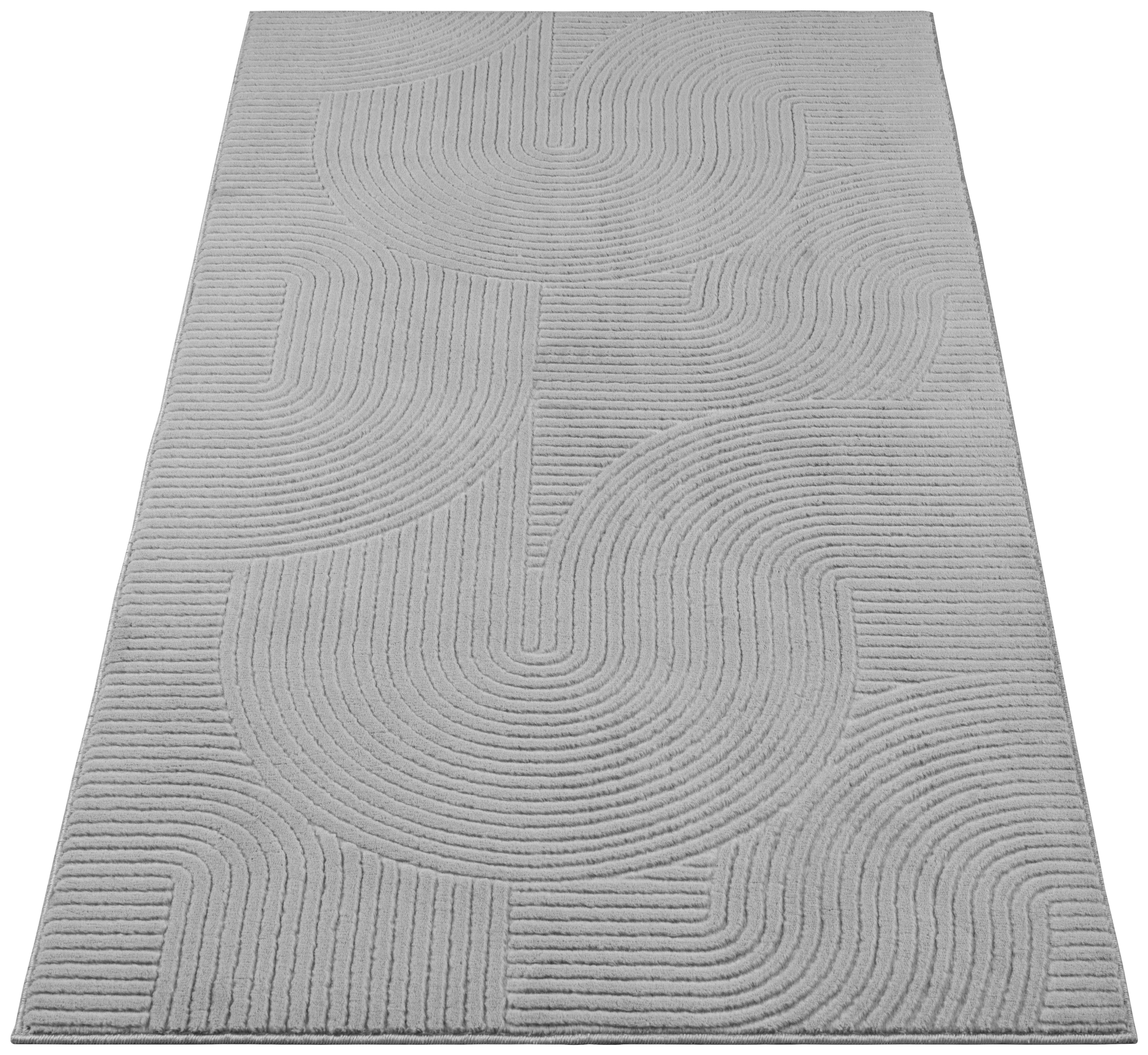 Merinos Teppich Stilo grau B/L: ca. 80x300 cm günstig online kaufen